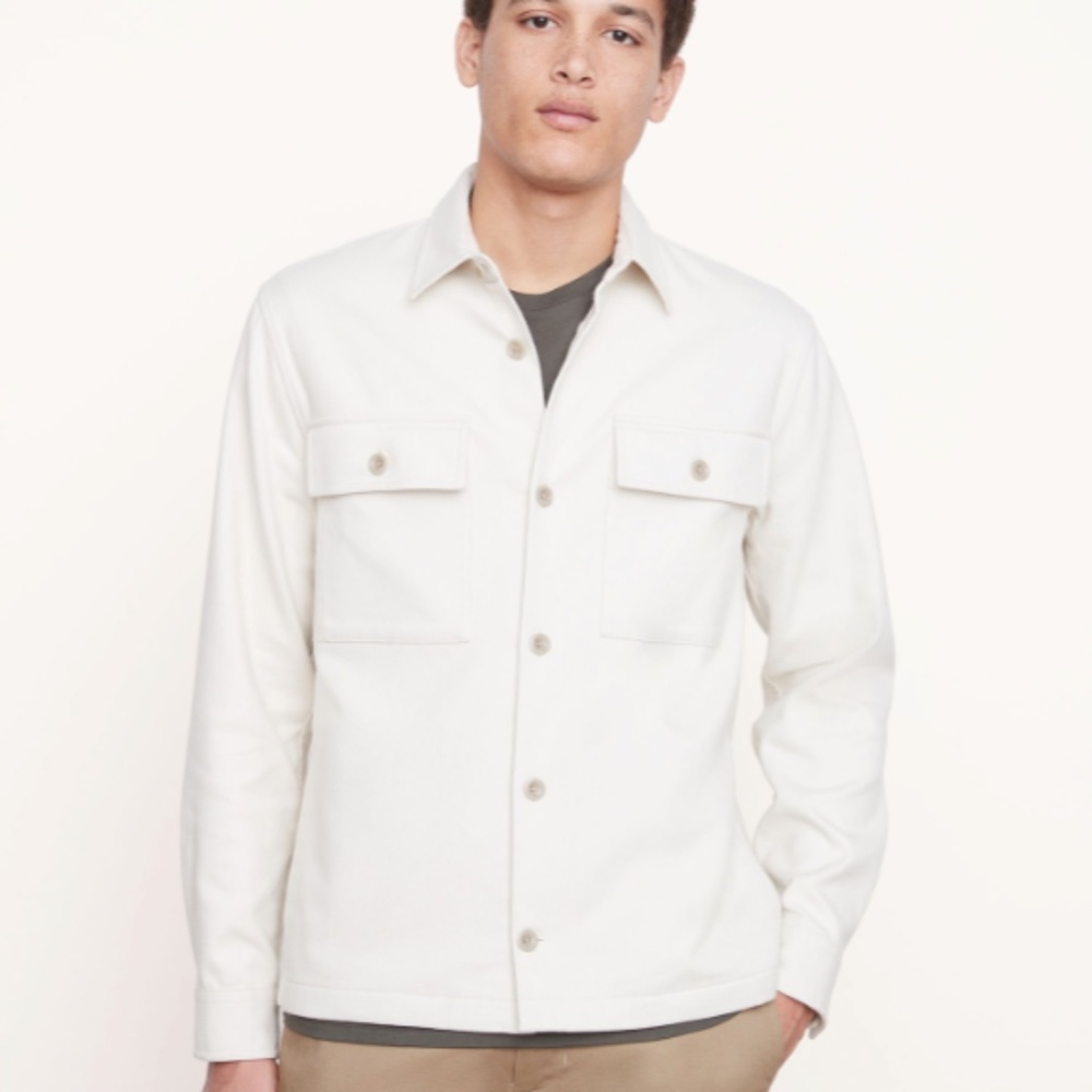 VINCE Double Face Workwear in Bone - MSRP $345.00 - Size XL - NWT - $200 OFF